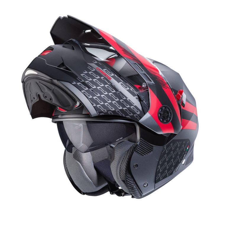 Tourmax-X-Sarabe-Matt-Gun-Metal-Black-Red-3-4-open-768x768
